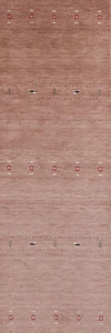Exquisite Gabbeh Indian Tribal Wool Carpet Hand-Knotted Runner Rug 3x10 ft - Picture 1 of 19
