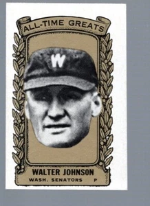 Walter Johnson 1963 Bazooka All-Time Greats #12 Silver - Picture 1 of 2