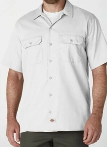 Camisa de trabajo Dickies manga corta blanca con botones 1574WH - Imagen 1 de 1