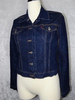 Chaqueta Vaquera Levi’s Estilo Camionero Jr Mediana Azul Índigo Años 90 Pestaña Roja Foto 1 de 4