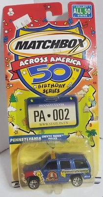 Mattel Wheels Matchbox Across America 50th Birthday Series "PENNSYLVANIA" 2001 - Image 1 of 3
