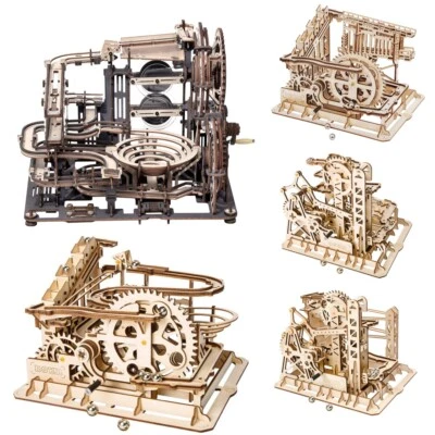 ROKR Marble Run 3D Wooden Puzzles Mechanical DIY Model Kit Gifts for Adult Kid - Image 1 of 4