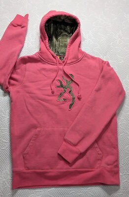 Sudadera con capucha para mujer Browning mediana rosa caliente Foto 1 de 4