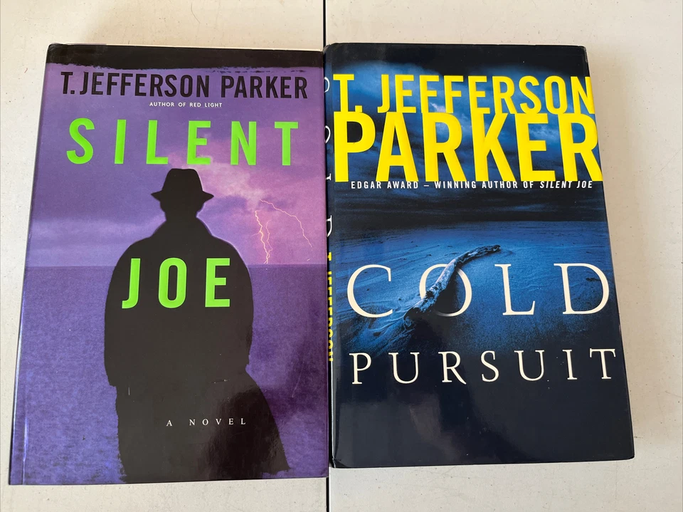 Lot of 2 Crime Thrillers by T. Jefferson Parker (Silent Joe & Cold Pursuit) Foto 1 de 4