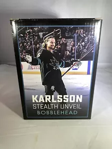 NHL San Jose Sharks Erik Karlsson Stealth Svela Bobblehead. Nuovo!!! - Foto 1 di 5