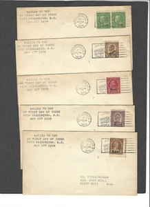 #658-679 MATCHED SET of 22 KANSAS-NEBRASKA FDCS WASHINGTON,DC MAY 1-1929 - Picture 1 of 4