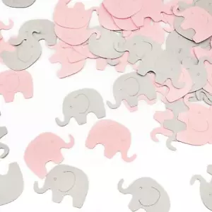 Blue Elephant Confetti Elephant Scatter Baby Shower Decoration for Boy Baby S... - Picture 1 of 5
