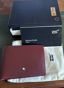 MONTBLANC Meisterstuck PORTAFOGLIO PER UOMO NUOVO - Foto 1 di 4