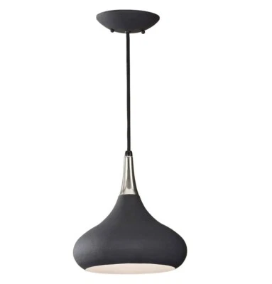 Feiss Beso 1-Light Pendant in Black - P1253BK - Image 1 of 4