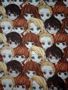 Harry Potter Deathly Hallows Sewing Fabric Crafting Length Piece 10" x 11" New - Picture 1 of 2