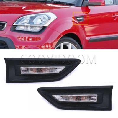 For Soul 2010-2013 Pair Side marker Indicators Turn Signal Lights Blinker Lights - Image 1 of 4