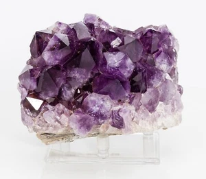 Amethyst Quartz Crystal Cluster Geode Cathedral Decor Brazil 2.81 lbs H1594 - Picture 1 of 16