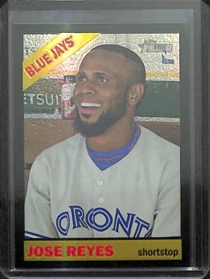 2015 Topps Heritage Baseball Black Refractor #THC-464 Jose Reyes No 43 of 66 - Image 1 of 2