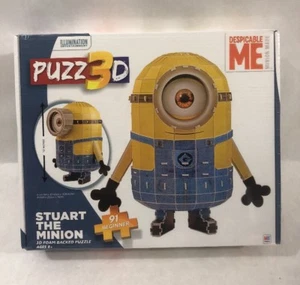 Puzz 3D Stuart Minion Despicable Me Minion Toy Minion Puzzle Building Toys New - Picture 1 of 1