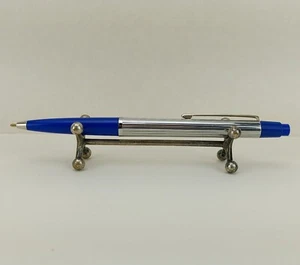 Bolígrafo vintage Markant K 700 azul plástico cromado hecho en Alemania #4621 - Imagen 1 de 7
