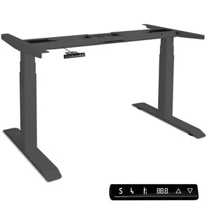 Poppstar Elektrisch höhenverstellbares Schreibtisch-Gestell (Farbe anthrazit) - Bild 1 von 9