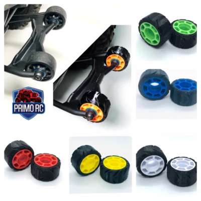 Wheelie Bar Neumáticos y Ruedas para Traxxas XMAXX 8s XRT MAXX 4s Trineo X-Maxx XTR Foto 1 de 4