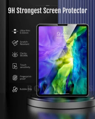 For Apple iPad Pro 11 2020 2nd Gen 9H Premium Tempered Glass Screen Protector - Image 1 of 4