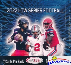 2022 Sage Football Low Series Factory Sealed HOBBY Box-16 AUTOGRAPHS+32 PARALLEL - Picture 1 of 1