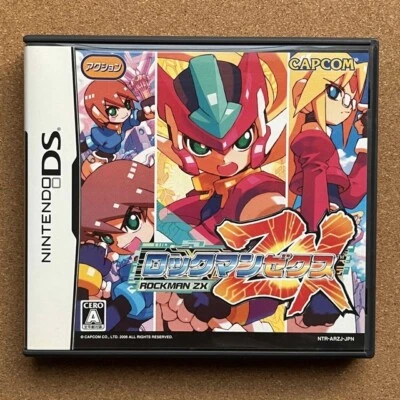Mega Man ZX Rock Man Nintendo DS NDS Capcom Action NTR-P-ARZJ w/Case Japan 56 - Image 1 of 4