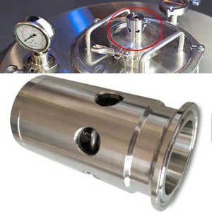 Valvola di sicurezza limitatore pressione vuoto 1,5" Tri Clamp Breaker SUS304 2Bar - Foto 1 di 12