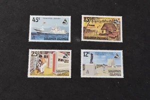 SOLOMON ISLANDS-1984 OLYMPICS-S539-42+EXPO 85-S550-53+1984 ASIA B'CAST S529-29 - Picture 1 of 3