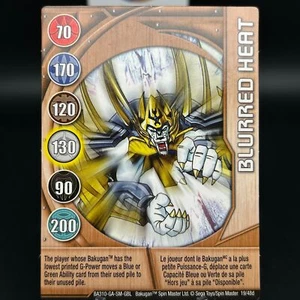 Bakugan BLURRED HEAT Metal Gate Card COPPER BA310-GA-SM-GBL 19/48d - Picture 1 of 7