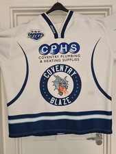 Coventry Blaze Gameworn #5 Brian Lee 2009 EIHL NHL matchworn jersey shirt league