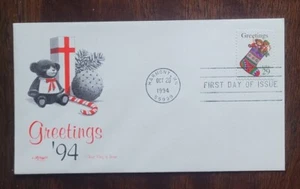 US FDC # 2872 Christmas Greetings 1994. - Picture 1 of 6