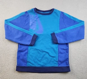 NIKE Sweatshirt Boys Extra Large Pullover Color Block Pockets Crew Neck Sweater - Picture 1 of 12