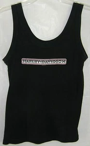 HARLEY DAVIDSON Licensed Tank Top Conrad's Joliet, IL Ladies Size Medium - Imagen 1 de 4