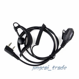 Newest G-Shape PTT Earpiece Earphone for Kenwood Puxing Wouxun Baofeng Radio - Picture 1 of 5