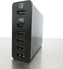 Anker PowerPort+ 6 Port USB w/Quick Charge 3.0 B071WDKPLZ A2063 Black Used