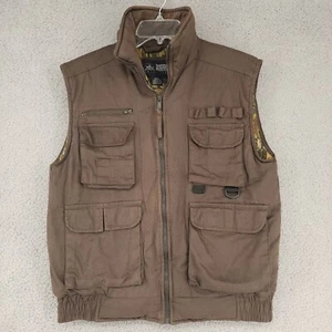 Canyon Guide Outfitters Men’s Medium Dark Green Vest Camo Padded - Picture 1 of 13