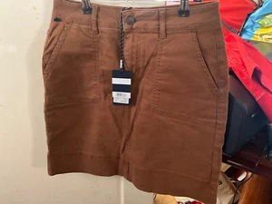 Crew clothing Daphne Denim skirt brown size 10 BNWT RRP £49 - Picture 1 of 2