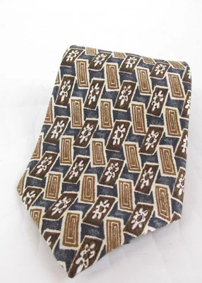 Gravata masculina 100% seda vintage SAKS FIVE AVENUE exclusiva feita à mão feita nos EUA - Imagem 1 de 3