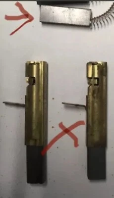 Miele S8 S5 C3 Motorkohlen Bürsten MRG 403 412 400 742 495 mit Einbauanleitung