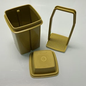 Green TUPPERWARE Pick A Deli contenedor encurtido oliva refrigerador guardián 3 piezas - Imagen 1 de 7