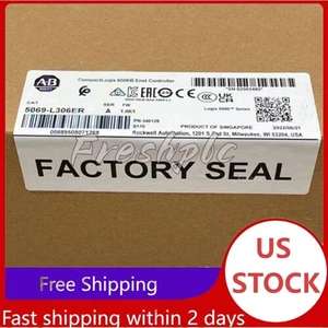 NEW 5069-L306ER CompactLogix Enet Controller 5069L306ER US Free Tax - Picture 1 of 3