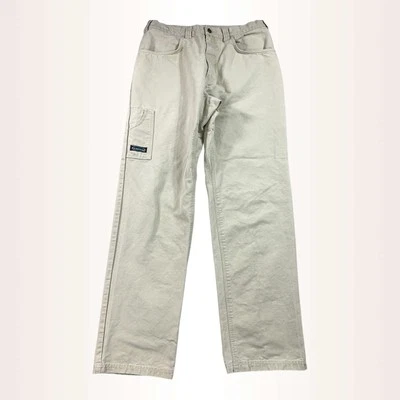 Arborwear Tree Climber Pants Mens 34x34 Light Khaki Canvas Workwear Utility Duty - Image 1 of 4