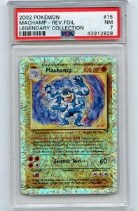 Pokemon Machamp Legendary Coll. Reverse Holo Rare #15 PSA 7 - Picture 1 of 2
