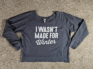I Wasn't Made For Winter Instant Message XL Sweater - Picture 1 of 7
