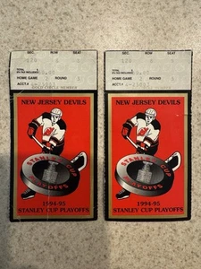 1994-95  New Jersey Devils Stanley Cup Playoffs Round 3 Game 2 Pair Of Tickets - Picture 1 of 8
