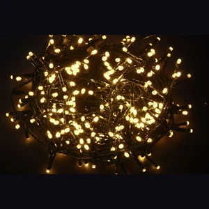 LUCI DI NATALE 100 LED BIANCO CALDO ESTERNO E INTERNO CON GIOCHI DI LUCE 4M - Foto 1 di 1