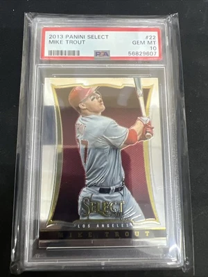 2013 Panini Select  #22 Mike Trout  PSA 10  Angels - Image 1 of 2