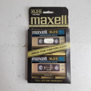 MAXELL XLII-S nastri audiocassette vuoti 90 minuti made in Japan NOS sigillati - Foto 1 di 2