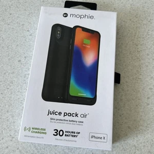Genuine Mophie iPhone XS/X Juice Pack Air Wireless Charging Case - Picture 1 of 2