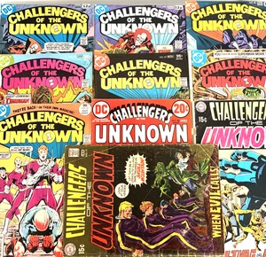 CHALLENGERS OF THE UNKNOWN. NUMBER'S 71 75 80-87. (10 ISSUE 1970-1978 LOT). - Picture 1 of 21