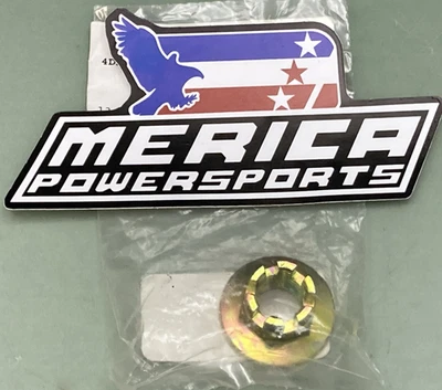 NEW GENUINE ARCTIC CAT 3303-330 14MM CASTLE NUT FLANGE - Изображение 1 из 3