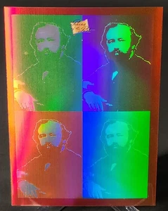 2024 Pieces Of The Past Inventors Antoine-Joseph Sax Red Pop Art /50 Saxophone  - Picture 1 of 2